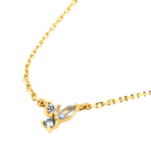Load image into Gallery viewer, Dainty Blue Cluster Necklace