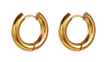 Load image into Gallery viewer, Bold Gold Hoops