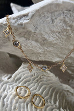 Load image into Gallery viewer, Our Diamond Charm Choker Necklace was made to be layered or stacked with your favorite necklaces. This necklace will add sparkle to your look and will shine at every angle!      925 sterling silver or 925 sterling silver with 14K gold or rose gold plating     Diamonds AAA cubic zirconia     14 inches with 2 inch extender