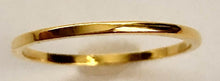 Load image into Gallery viewer, Our simple and beautiful Minimalist Gold Band Ring is a style staple to wear everyday. Stack it with your favorite rings or wear it alone. Jewelry that is 925 sterling silver with 18K gold plating