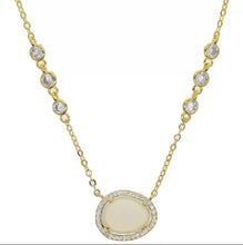 Load image into Gallery viewer, Affordable 18k gold plated sterling silver jewelry Beautifully crafted 18k gold plated sterling silver jewelry Trendy 18k gold plated sterling silver jewelry for any occasion Durable 18k gold plated sterling silver jewelry for everyday wear Minimalist 18k gold plated sterling silver jewelry Classic 18k gold plated sterling silver jewelry design Chic 18k gold plated sterling silver jewelry for fashion-forward women’s  Gorgeous 18k gold plated sterling silver jewelry with intricate details
