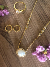 Load image into Gallery viewer, Affordable 18k gold plated sterling silver jewelry Beautifully crafted 18k gold plated sterling silver jewelry Trendy 18k gold plated sterling silver jewelry for any occasion Durable 18k gold plated sterling silver jewelry for everyday wear Minimalist 18k gold plated sterling silver jewelry Classic 18k gold plated sterling silver jewelry design Chic 18k gold plated sterling silver jewelry for fashion-forward women’s  Gorgeous 18k gold plated sterling silver jewelry with intricate details