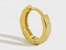 Load image into Gallery viewer, Affordable 18k gold plated sterling silver jewelry Beautifully crafted 18k gold plated sterling silver jewelry Trendy 18k gold plated sterling silver jewelry for any occasion Durable 18k gold plated sterling silver jewelry for everyday wear Minimalist 18k gold plated sterling silver jewelry Classic 18k gold plated sterling silver jewelry design Chic 18k gold plated sterling silver jewelry for fashion-forward women’s  Gorgeous 18k gold plated sterling silver jewelry with intricate details