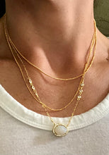 Load image into Gallery viewer, Affordable 18k gold plated sterling silver jewelry Beautifully crafted 18k gold plated sterling silver jewelry Trendy 18k gold plated sterling silver jewelry for any occasion Durable 18k gold plated sterling silver jewelry for everyday wear Minimalist 18k gold plated sterling silver jewelry Classic 18k gold plated sterling silver jewelry design Chic 18k gold plated sterling silver jewelry for fashion-forward women’s  Gorgeous 18k gold plated sterling silver jewelry with intricate details