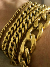 Load image into Gallery viewer, Trendy 18k gold plated stainless steel jewelry for any occasion Durable 18k gold plated stainless steel jewelry for everyday wear Minimalist 18k gold plated stainless steel jewelry Classic 18k gold plated stainless steel jewelry design Chic 18k gold plated stainless steel jewelry for fashion-forward individuals Gorgeous 18k gold plated stainless steel jewelry with intricate details