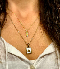 Load image into Gallery viewer, Shell Initial Pendant Necklace

